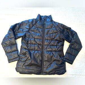 Marmot Women's Hype Down Puffer Coat - 700 Fill Black - Youth XL (Women’s XS/S)